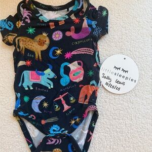 Little Sleepies Zodiac Print Kids One Piece